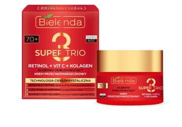 Bielenda Super Trio 70+ dubinski regenerirajuća krema protiv bora za dan i noć 50 ml