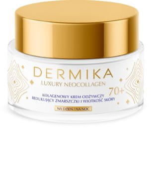 Dermika Luxury Neocollagen 70+ Collagen hranjiva krema za smanjenje bora i opuštene kože za dan i noć 50 ml