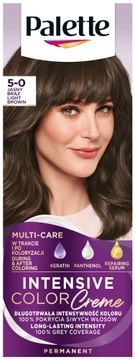 Schwarzkopf Palette Intensive Color Creme Krema za bojanje br. 5-0 (N4) - svijetlosmeđa 1 pakiranje.