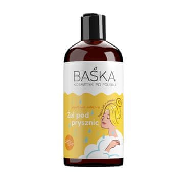SOLVERX Baśka Cosmetics gel za tuširanje s jogurtom i mlijekom u poljskom stilu 500 ml