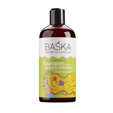 SOLVERX Baśka Cosmetics Po Polsku Šampon za kosu s okusom jabuke - za povećanje volumena 500 ml