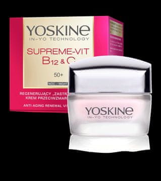 DAX Yoskine Supreme Vit B12 & C regenerirajuća noćna krema protiv bora 50+ 50ml