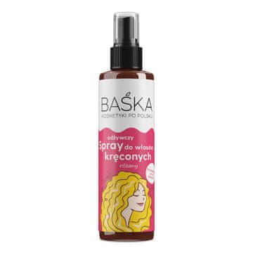 SOLVERX Baśka hranjivi sprej za kovrčavu kosu - ruža 200 ml