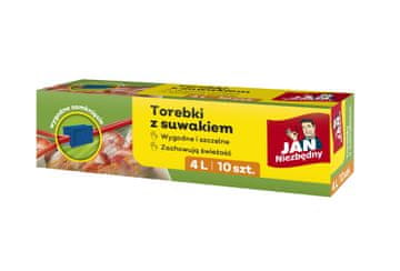 JAN esencijalne vrećice s patentnim zatvaračem 4L - 10 komada