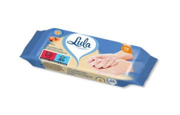 Stella Chusteczki odświeżające delikatne LULA z witaminą E o zapachu brzoskwini 15 sztuk