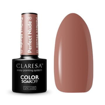 Claresa Perfect Nude hibridni lak za nokte br. 8 5 g