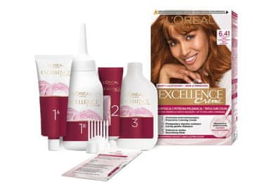 L’Oréal Excellence Creme boja za kosu 6.41 svijetlo jantarno smeđa