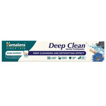 Himalaya Gum Expert Deep Clean biljna pasta za zube s aktivnim ugljenom 75 ml