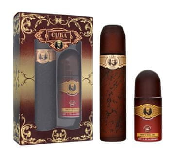 Cuba set Gold Edt 100ml + Roll-on