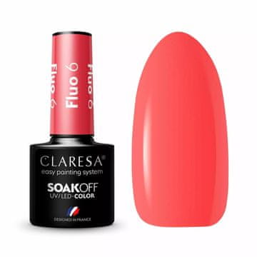 Claresa Fluo hibridni lak za nokte br. 6 5 g