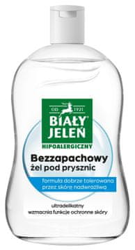POLLENA Biały Jeleń Hipoalergenski gel za tuširanje bez mirisa 500 ml