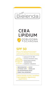 Bielenda Cera Lipidium Reconstruction + Protection zaštitna barijerna krema s multiceramidima SPF50 30 ml