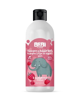 BARWA Bebi dječji šampon i tekućina za kupanje 2 u 1 - malina 500 ml