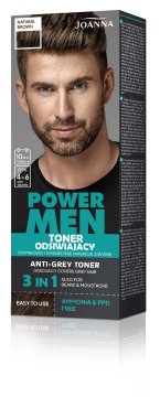 Joanna Power Men tonik za sijede kose 04 Prirodno smeđa 80 g
