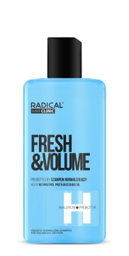 FARMONA Radical hair clinic Fresh & Volume Prebiotički normalizirajući šampon za kosu bez volumena i masnu kosu 300 ml