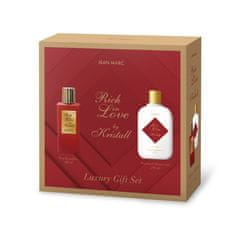 Dramers Jean Marc Rich in Love ženski poklon set (parfemska voda 100 ml + parfimirani gel za tuširanje 250 ml)
