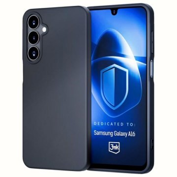 3MK Futrola za Samsung Galaxy A16 mat crna