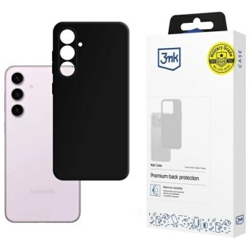 3MK Futrola za Galaxy S24 , mat, crna, TPU, otporna na leđa, vojne kvalitete