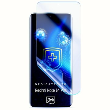3MK Zaštitna folija za Redmi Note 14 Pro Antimikrobna SilverProtect+