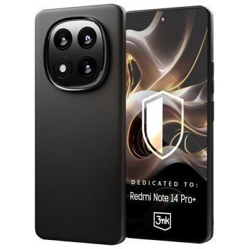 3MK Futrola za Redmi Note 14 Pro mat crna