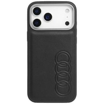 Audi MagSafe futrola za iPhone 17 Pro Max TT, zaštitna stražnja strana, crna PU koža