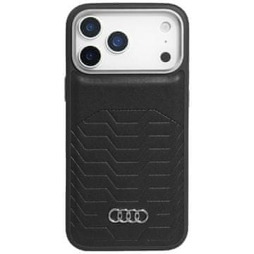 Audi Futrola za iPhone 17 Pro - MagSafe, zaštitna stražnja maska, crna PU koža