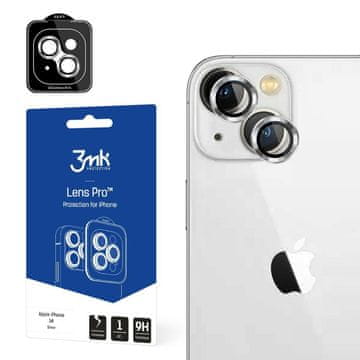 3MK Zaštita objektiva kamere za iPhone 14 Plus srebrna
