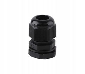 Kabelska uvodnica PG-11 IP68 Crna