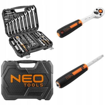 NEO nasadni ključevi 1/2", 1/4" set od 82 ECO