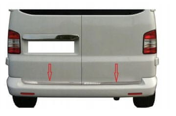VW T5 Transporter Caravelle - kromirana obloga za vrata prtljažnika