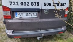 VW T5 Transporter Caravelle - kromirana obloga za vrata prtljažnika