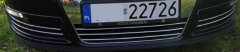 VW Passat B6 - Kromirane lajsne za donju masku BEZ HAL-a