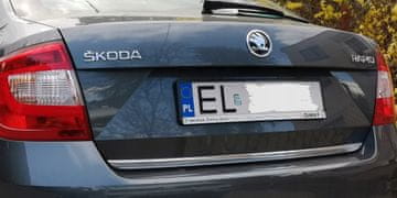 Škoda Rapid Liftback Sedan - kromirana obloga za vrata prtljažnika