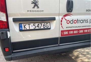 Citroen Jumper - Kromirane obloge, vrata prtljažnika, vrata