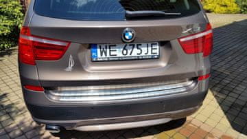 BMW X3 F25 - kromirana obloga Poklopac prtljažnika stražnji 4