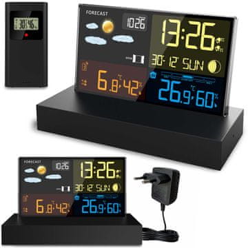 Berdsen Meteorološka stanica s zaslonom BD-912 crna