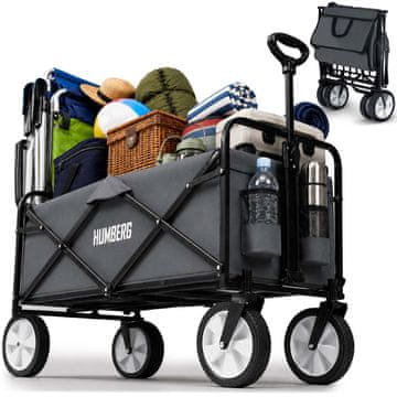 Humberg Sklopiva transportna kolica 80L HM-511