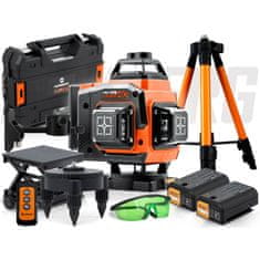 Humberg HM-175 križni laserski nivelir u koferu + pribor