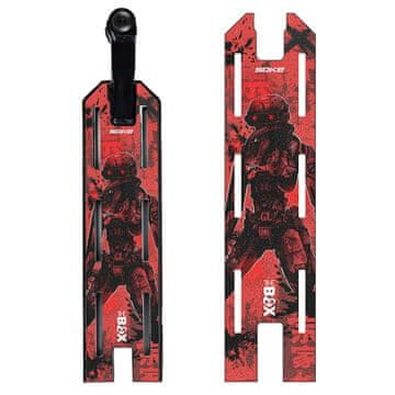 Soke Grip traka za stunt skutere Griptape 52x13cm crvena Cyber