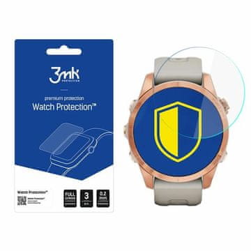 3MK Kaljeno staklo za Garmin Fenix 7s FlexibleGlass