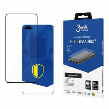 3MK Kaljeno staklo za Huawei P40 Pro FullScreen crno