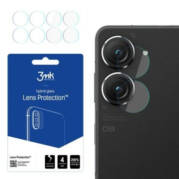 3MK Zaštitno staklo za Asus Zenfone 9 Zaštita leća 4 komada