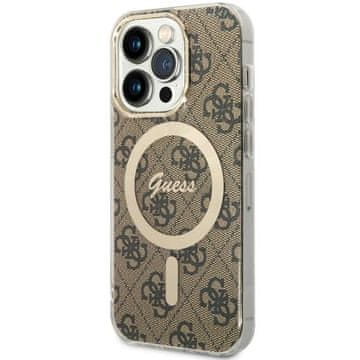 Guess Futrola za iPhone 14 Pro MagSafe smeđa