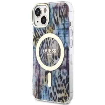 Guess Guess Futrola Za Iphone 14 15 136.1 Za Magsafe Tvrda Futrola S Leopardom