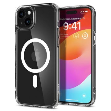 Spigen Ultra Hybrid maska za iPhone 15 - prozirna stražnja maska MagSafe