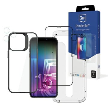 3MK Set zaštitnih dodataka 4 u 1 za iPhone 15 Pro Max