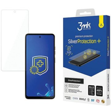 3MK Antimikrobna folija za Motorola Moto G34 SilverProtect+ Wet Mount