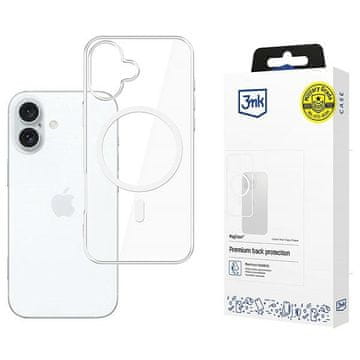 3MK Prozirna futrola kompatibilna s MagSafeom za iPhone 16 Plus MagCase
