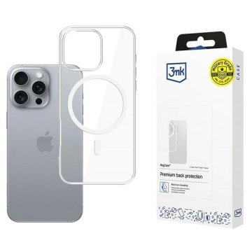 3MK Prozirna maskica za iPhone 16 Pro Max MagCase kompatibilna s MagSafeom