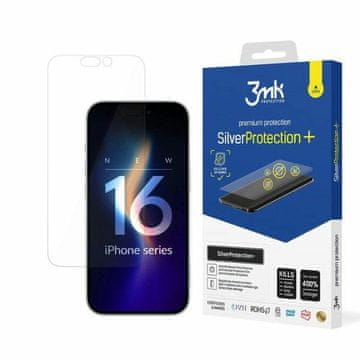 3MK Antimikrobna folija za iPhone 16 SilverProtect+ za mokru ugradnju